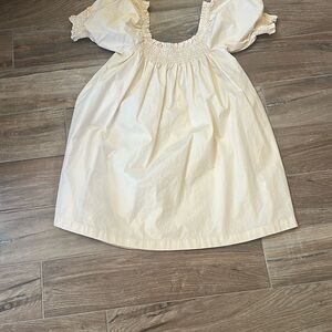 Chic Cream Puff Sleeve Dress